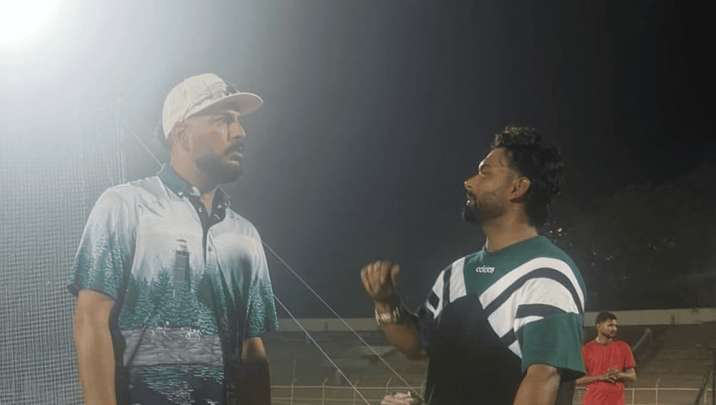 Rishabh Pant trains with Yuvraj Singh in Mumbai ahead of IPL 2026