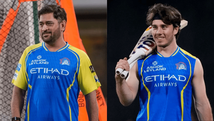 Dhoni, Brevis hit the nets ahead of PBKS clash