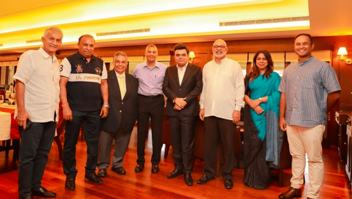 Jay Shah, Devajit Saikia meet SLC leadership in Colombo