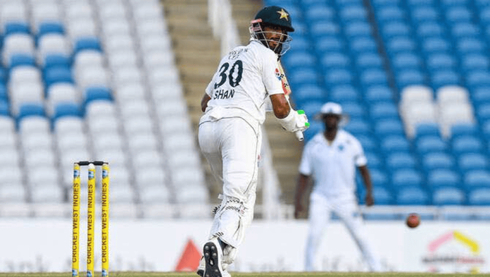 Masood ruled out of second Test against West Indies with finger injury