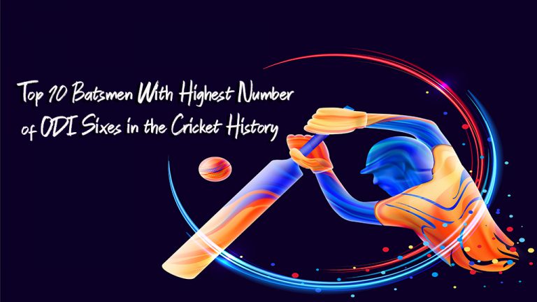 Top 10 Batsmen with Highest Number of ODI Sixes in the Cricket History