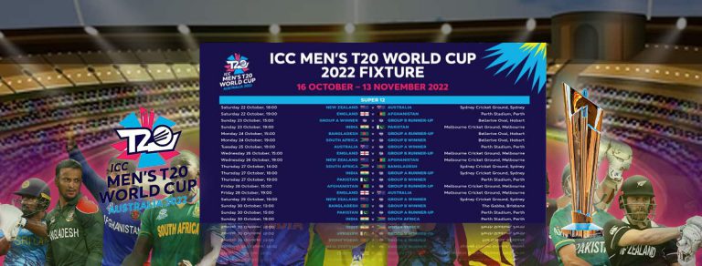 T20 World Cup 2022 Fixtures & Daily Matches| CBTF Speed News
