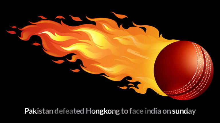 Pakistan Defeated Hong Kong to Face India on Sunday
