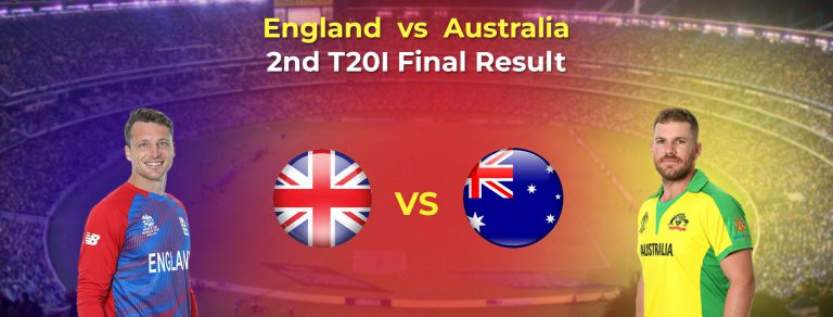 England Vs. Australia , 2nd T2OI – England Defeated Australia by 8 runs Before the World Cup