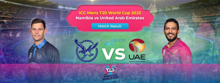 Waseem’s Crucial Fifty Against Namibia Kept the UAE’s Super 12s Dream Alive