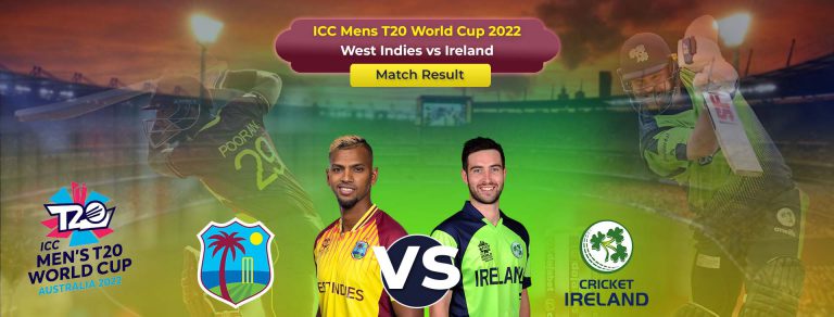 Ireland Surprised WI With 9 Wickets Win in the WT20 Cup 2022; Qualifies for Super 12