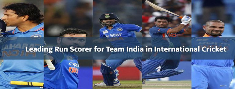 Leading Run Scorer for Team India in International Cricket