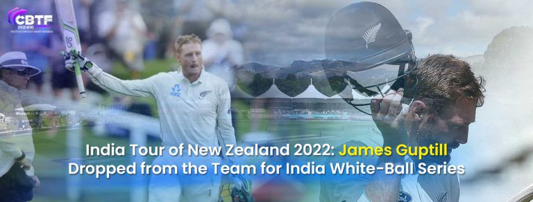 India Tour of New Zealand 2022: James Guptill Dropped from the Team for India White-Ball Series