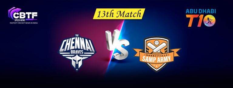 Morrisville Samp Army Punched The Chennai Braves and Won By 8 Wickets