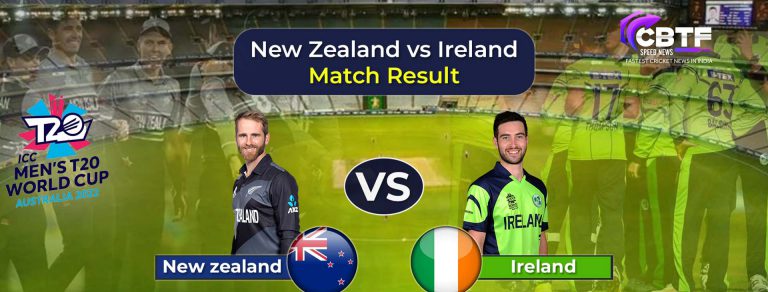 New Zealand Ousted Ireland by 35 Runs to Play WT20 Semi Final
