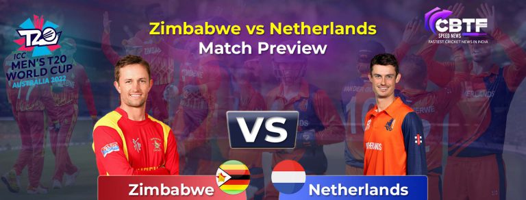 Zimbabwe Vs. Netherlands T20 World Cup 2022 – Match Preview