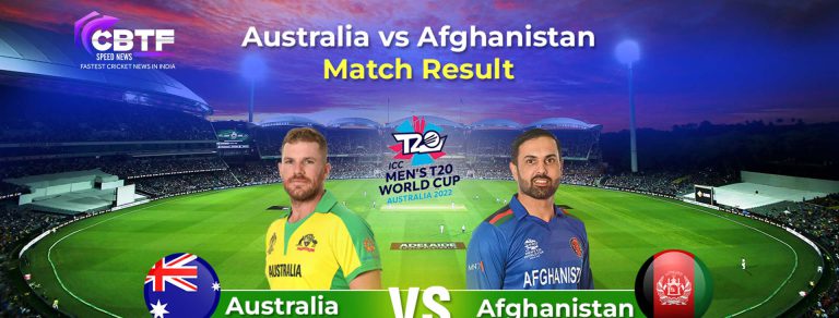 Australia Paved Their Way Up in WT20 Cup Defeating Afghanistan By 4 Runs