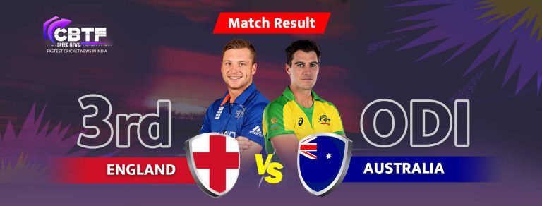Australia Whitewash England in the ODI Series with 3-0