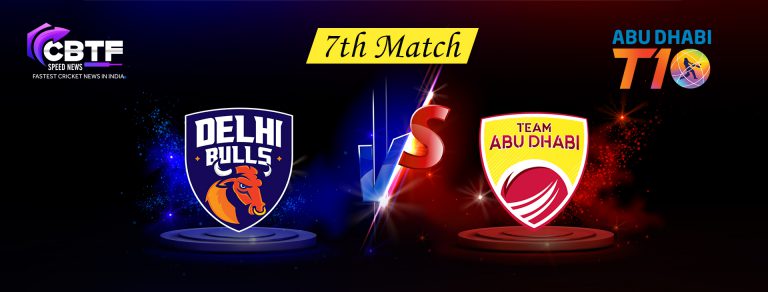 Team Abu Dhabi Vs. Delhi Bulls, 7th Match of T10 League 2022