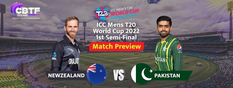 ICC Men’s T20 World Cup 2022 – New Zealand vs Pakistan, 1st Semi-Final