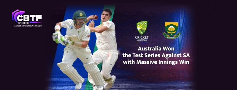 Australia Won the Test Series Against SA with Massive Innings Win