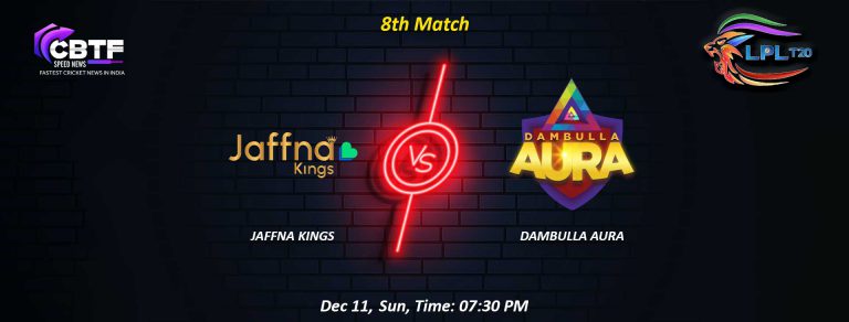 Jaffna Kings Put Highest-Ever Total of LPL; Won by 51 Runs Against Dambulla Aura