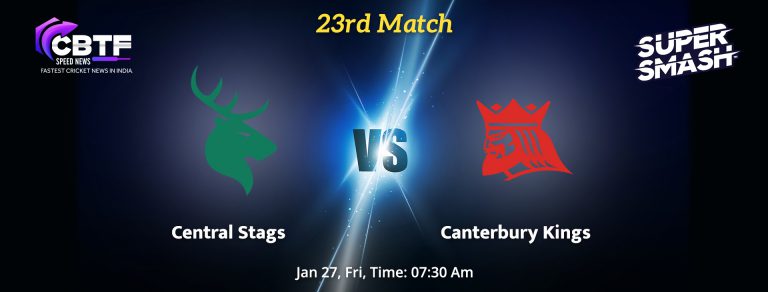Super Smash 2022-23: Canterbury Thrashed Central Districts by 58 Runs