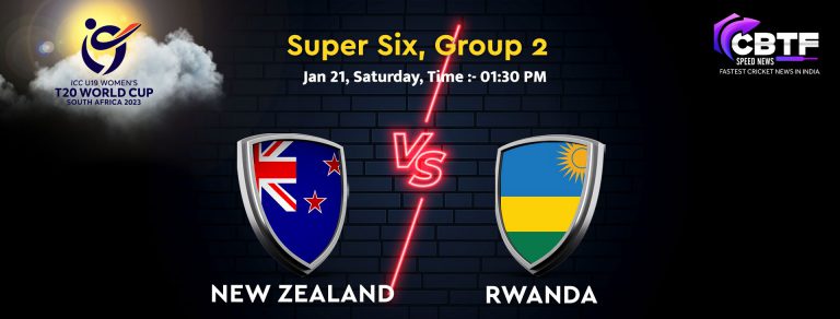 ICC Under 19 Womens T20 World Cup 2023: New Zealand Thrashed Rwanda Women by 4 Wickets
