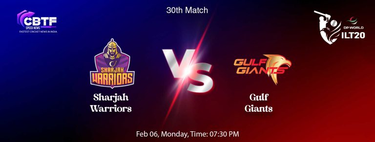 International League T20: Gulf Giants Eliminated Sharjah Warriors With 7 Wickets Win