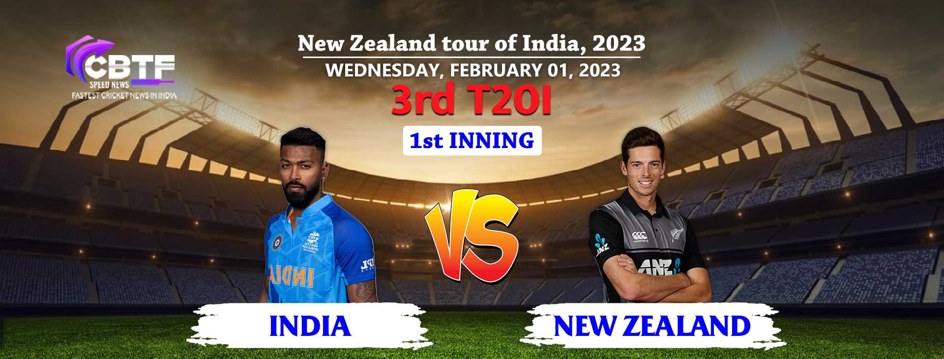 NZ Tour of India, 2023 Gill’s Maiden T20I Century Powered India to 234