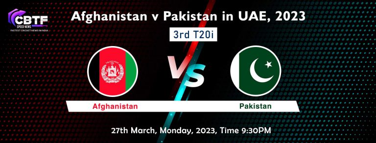 Afghanistan vs Pakistan, 3rd T20I: Afghanistan Clinched the Series by 2-1; Lost 3rd T20I by 66 runs
