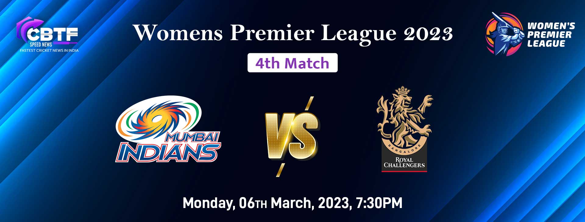 RCB vs MI WPL news