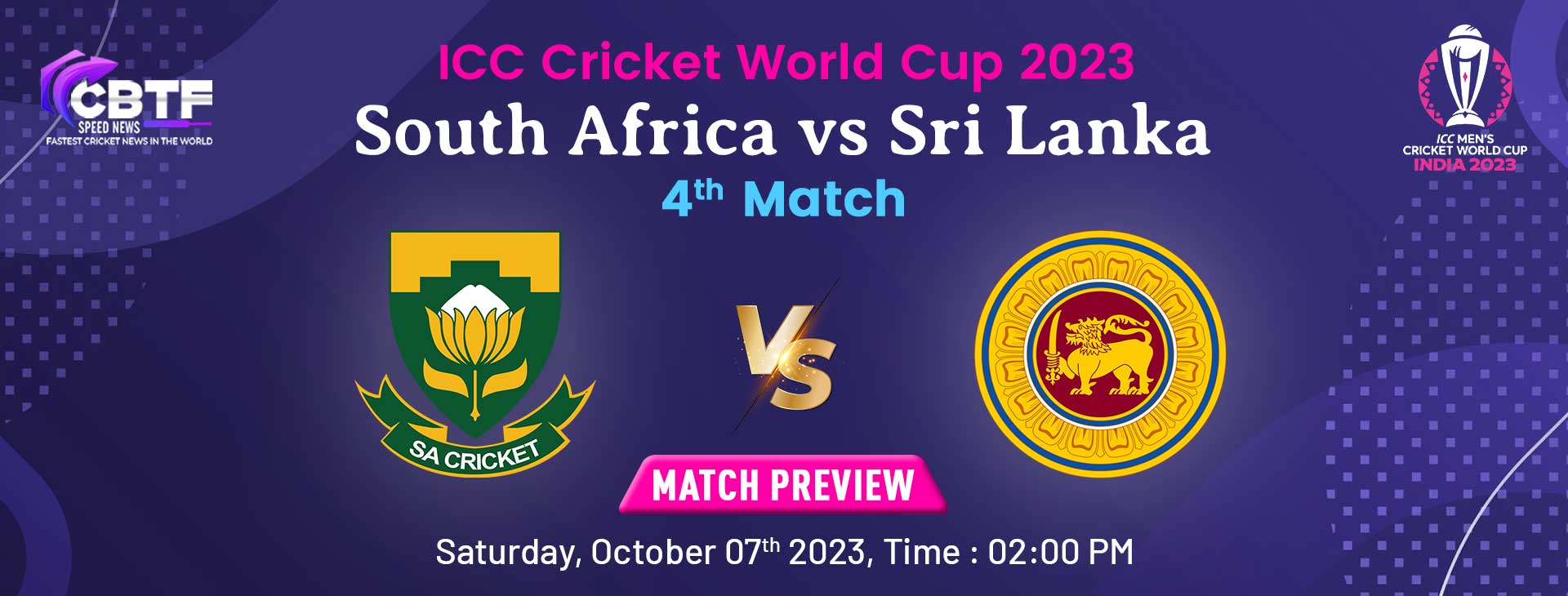 Icc Cricket World Cup 2023 South Africa Vs Sri Lanka Preview 4029