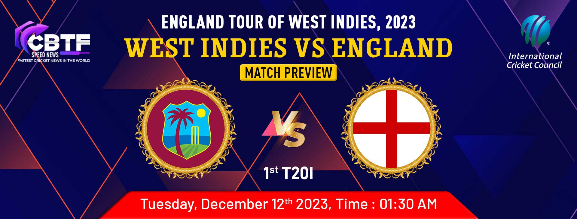 England Tour of West Indies England vs West Indies 1st T20I Preview