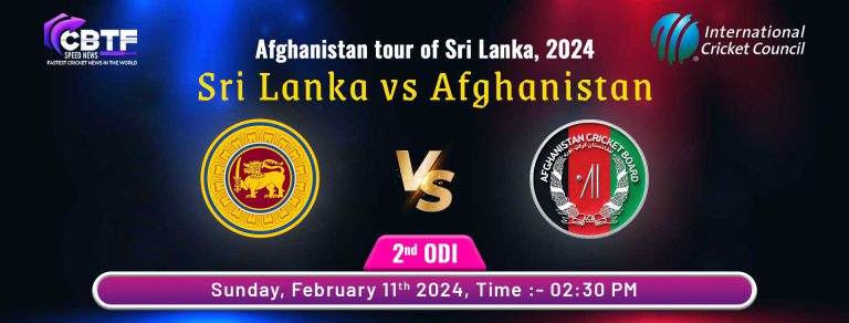Afghanistan tour of Sri Lanka 2024, Sri Lanka vs Afghanistan, 2nd ODI, Sri Lanka Won By 155 Runs