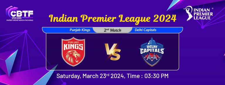 Indian Premier League 2024, Punjab Kings vs Delhi Capitals, 2nd Match, Punjab Kings Won By 4 Wickets