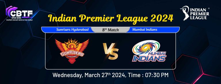 Indian Premier League 2024, Sunrisers Hyderabad vs Mumbai Indians, 8th Match, SRH Won By 31 Runs