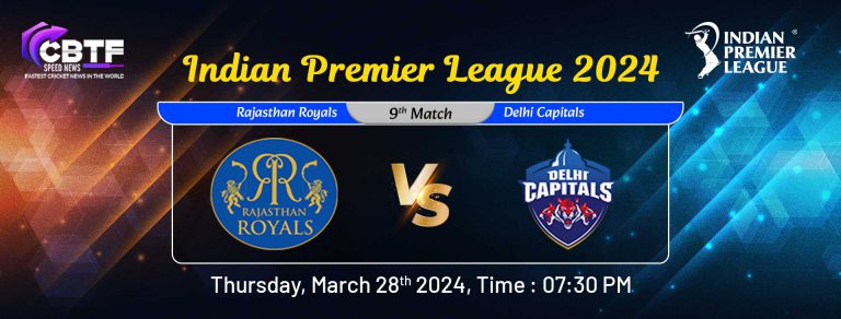 Indian Premier League 2024, Rajasthan Royals vs Delhi Capitals, 9th Match, RR Won By 12 Runs